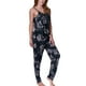 thumbnail image 2 of Pijama Largo Mujer Negro XL, 2 of 3