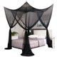 thumbnail image 1 of Dosel de cama Mengersi para cama doble king size, red negra, 1 of 8