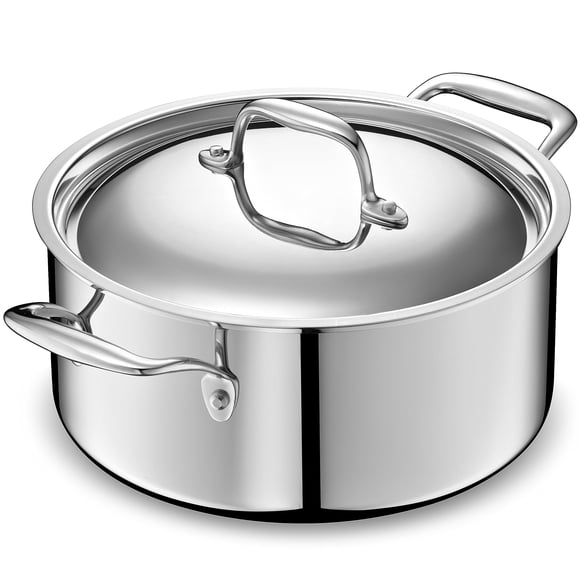Olla Holandesa LEGEND COOKWARE de 5 L Acero Inoxidable