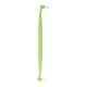 thumbnail image 4 of Cepillo de dientes de doble cabeza para gatos y perros, cepillo de dientes con detalles para mascotas, mango largo reutilizable para la mayoría de las Verde, 4 of 5