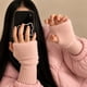thumbnail image 5 of Guantes suaves  de invierno sin dedos medio dedo esponjoso, 5 of 8