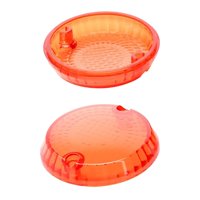 Magideal - Cubierta De Lente De Señal Para Motocicleta, 2 Uds., Mt274-002, Piezas De Repuesto Para W650 Zn700-, Fácil Instalación, Rendimiento , Ámbar Ámbar