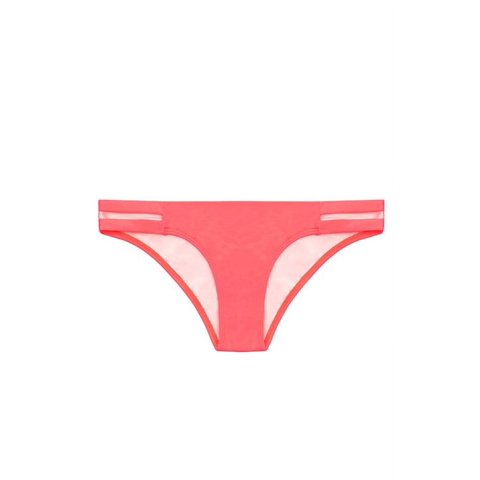 Samia - Bikini Calzón Con Calados Laterales Naranja L