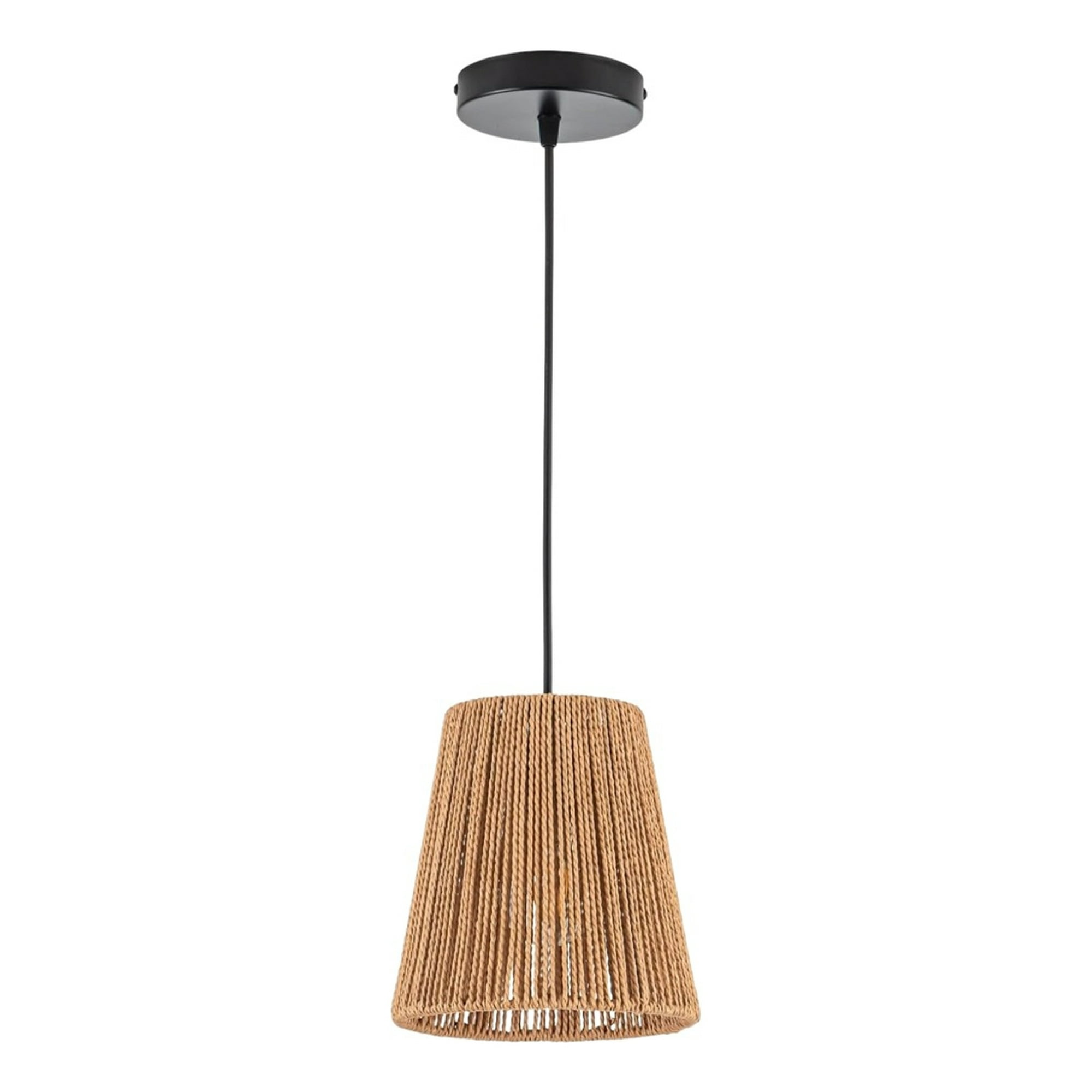 Genérico - Lámpara Colgante Pequeña Tejida Vintage Retro Bohemio Jhn