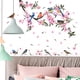 thumbnail image 1 of Calcomanías de pared con flores para jardín, despegables y adhesivas, para dormitorio, sala de estar, TV y pared., 1 of 6