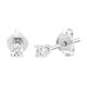 thumbnail image 1 of Aretes Gilded con Diamante de Laboratorio 1/10 ct en Plata Esterlina 925, 1 of 8