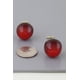 thumbnail image 1 of Pendientes De Botón Fashnzfab Deep Cherry Rojo, 1 of 3