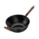 thumbnail image 5 of Wok De Hierro Sin Revestimiento, Utensilios De Cocina Para Cocinas De Gas, Inducción Eléctrica, Mango De Madera, Diámetro 30 Cm, 5 of 5