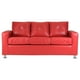thumbnail image 1 of Sofá George 3 Cuerpos Rojo, 1 of 5