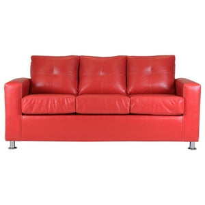 Muebles América - Sofá George 3 Cuerpos Rojo