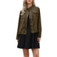 thumbnail image 1 of Chaqueta de camisa de leopardo para mujer, chaqueta ligera informal, chaqueta de otoño con botones, XS marrón, 1 of 6