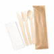 thumbnail image 1 of Kit Cubiertos de Madera (Cuchara, Cubierto, Cuchillo, Servilleta). 50 unidades, 1 of 3