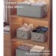 thumbnail image 3 of TheWarmHome Storage Bins for Shelves 11.8 x 7.9 x 5.2 pulgadas, gris, 3 of 3