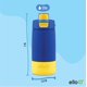 thumbnail image 3 of Botella de agua Ello Kids Colby de acero inoxidable, 350 ml, azul, 3 of 8