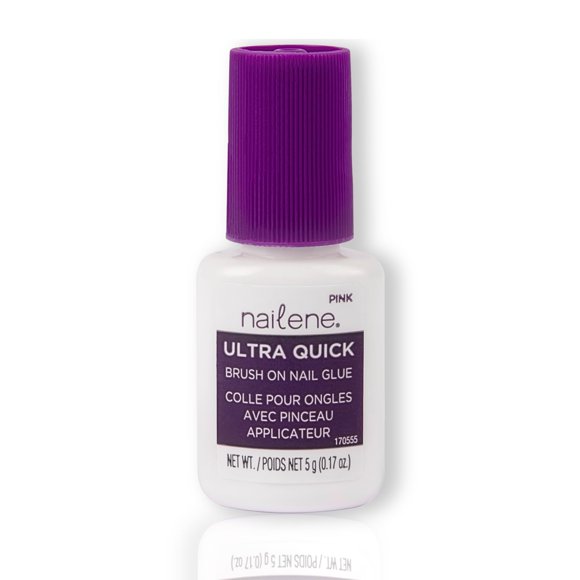 Pegamento para uñas Nailene Ultra Quick Brush-On, 5 g/5 ml, dura 7 días