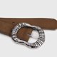 thumbnail image 3 of Cinturón Mujer Hebilla Ovalada Boho Vintage 110cm gris Talla Única, 3 of 4