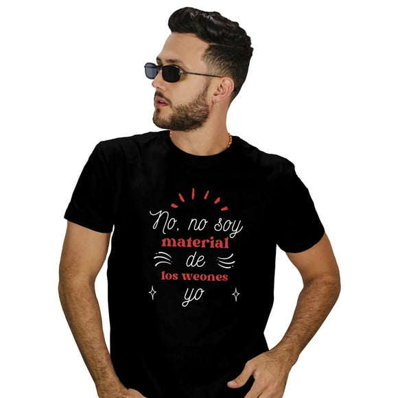 Polera Talla XL diseño frases chilenas D8 - Hombre