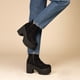 thumbnail image 2 of Botín Alto Mujer Negro Zahara Chinitown, 2 of 7
