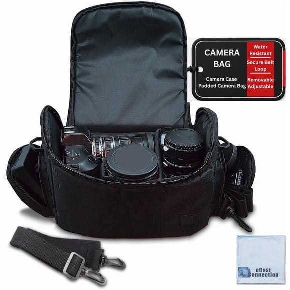 Funda de cámara EcostConnection Deluxe Large para Nikon, Sony, etc.