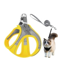 Xusx111 - Conjunto De Arnés De Perro Pequeño Tamaño Y Correa, Arnés Transpirable Para Mascotas, Chaleco De Cachorro Suave Para Perros Pequeños, M