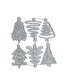 thumbnail image 2 of Troqueles Yeyert Árbol de Navidad, Flor y Hoja para Scrapbooking, 2 of 8