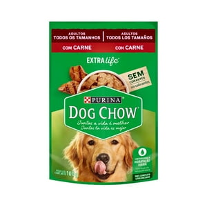 Sobres De Alimento Húmedo Dog Chow Carne 15 Un.