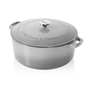 Cacerola Cuisinart Chef'S Classic De Hierro Fundido Esmaltado, 7 Litros, Gris
