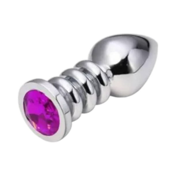 Plug Anal Acero Inoxidable con Extensin Talla M Color al Azar | Lider Plug Anal Acero Inoxidable con Extensin Talla M Color al Azar | Lider