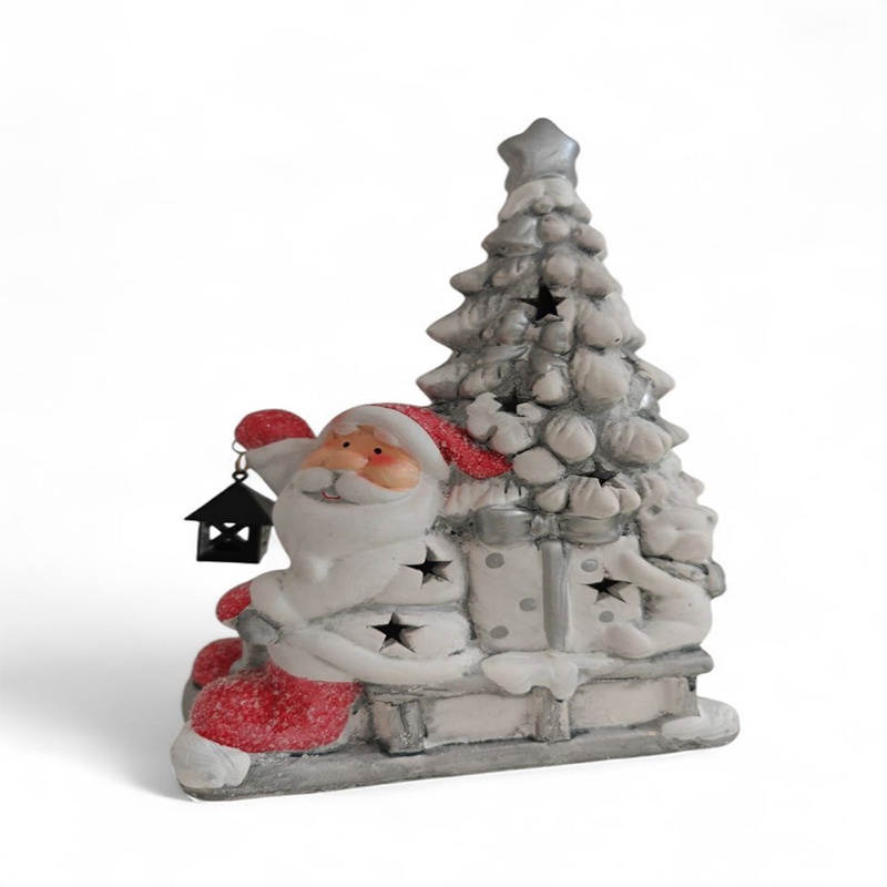 Wakeshome - Adorno De Pascua Para El Arbolito De Navidad Pascuero Luces