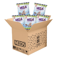 Mizos - Galletas De Arroz Cubiertas Con Jugo De Arándano Y Granada16Grs.