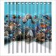 thumbnail image 1 of Cortina de ducha Underworld Sea World con ganchos (167 x 183 cm), 1 of 3