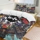 thumbnail image 1 of Dorohedoro Anime Home Bed 3-piece Set Classic Japanese Anime Polyester Wash Student Dormitory Set, 1 of 5