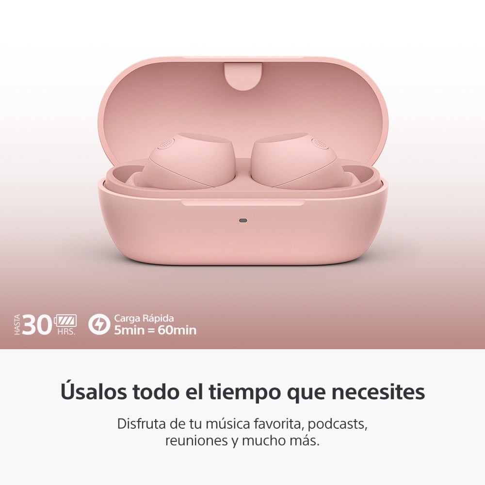 Audífonos In Ear Sony WF-C710N/P noise Cancelling Bluetooth Rosado, foto 10