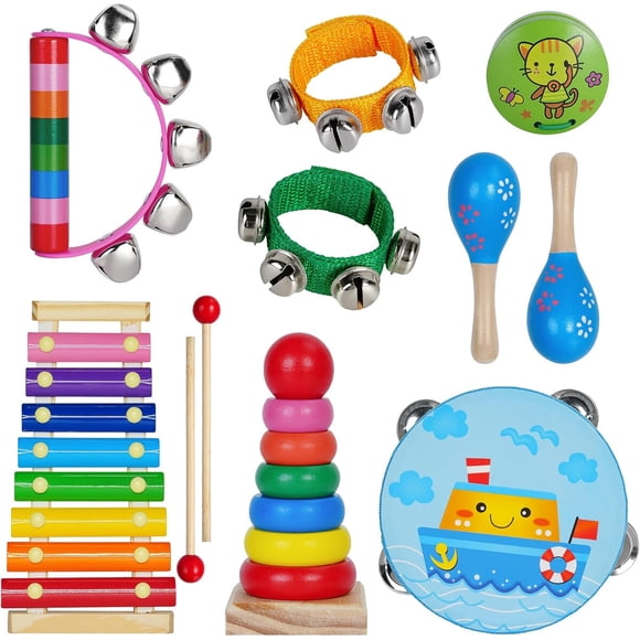 Instrumentos musicales infantiles Childom, 11 piezas