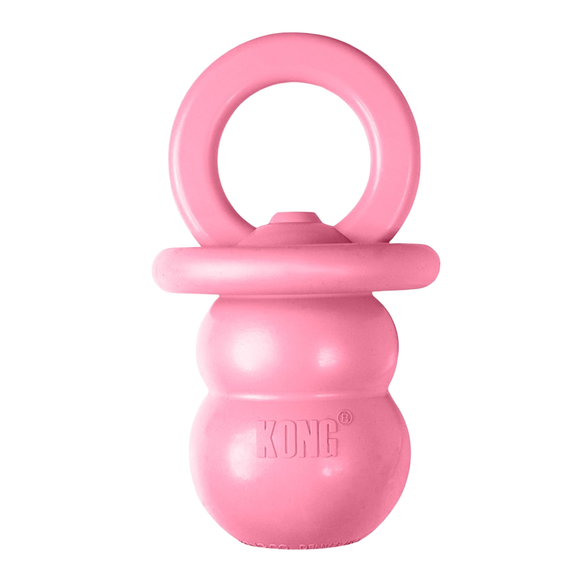 Kong - Dog Toy Puppy Binkie Pink Treat Masticable Para Cachorros Pequeños