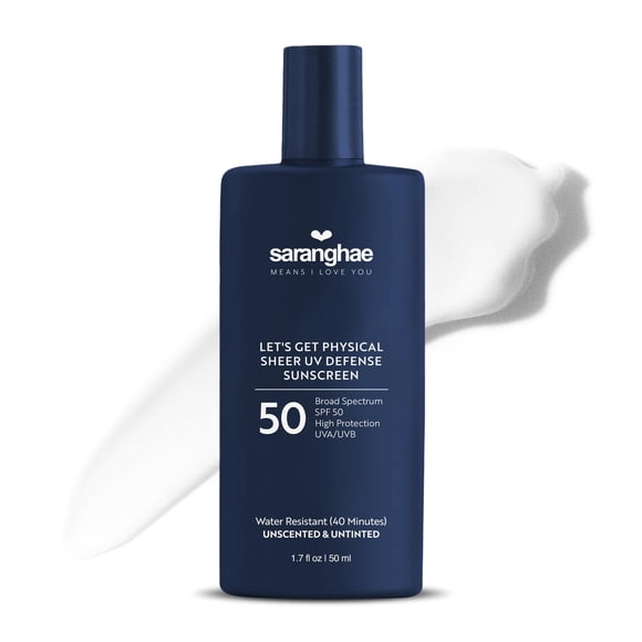 Protector Solar Saranghae SPF 50 50 ml Sin Resto Blanco