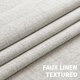 thumbnail image 3 of Cortinas de ventana CUCRAF, 100% opacas, lino sintético, 214 x 213 cm, color beige, 3 of 7