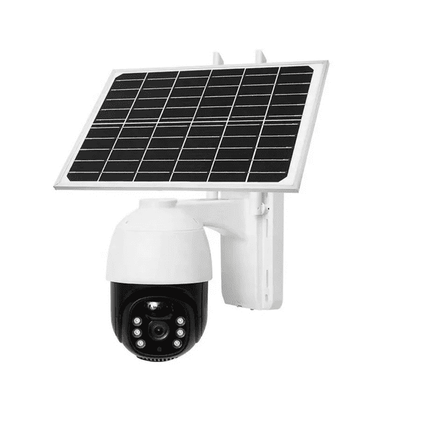 Estilodomus - Camara Vigilancia Seguridad Panel Solar Exterior Wifi 4mp