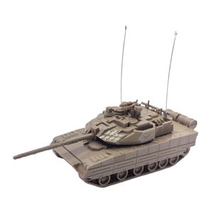 Magideal - Modelo De Tanque 1/72, Modelo De Tanque Blindado, Rompecabezas De Tanque Diy, Kits De Modelos De Construcción, Carro Sobre Orugas En Miniatura 4D Para Amarillo