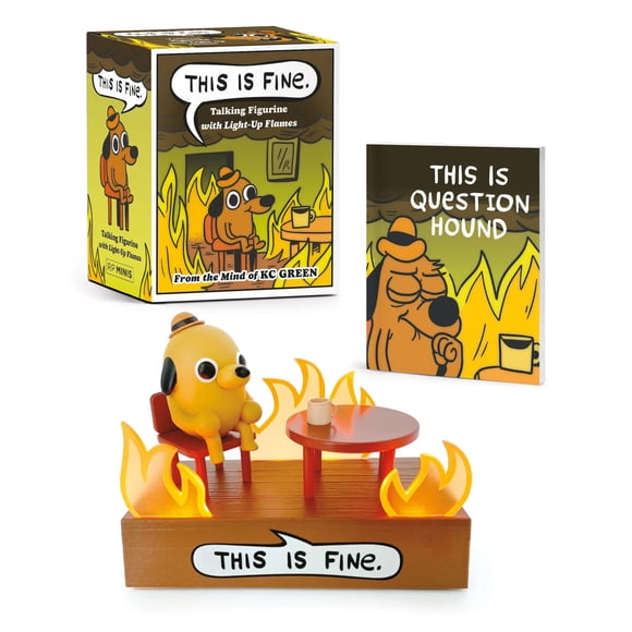 This Is Fine Talking Figurine: With Light and Sound! (RP Minis)