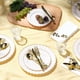 thumbnail image 5 of Platos De Plástico De Madee Premium Ivory Con Borde Dorado 60 Unidades, 5 of 8