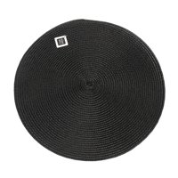 Homewell - Individual Redondo Negro 38Cm