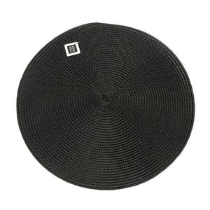 Homewell - Individual Redondo Negro 38Cm