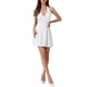 thumbnail image 1 of INSPIRE CHIC Vestidos de Lunares para Mujeres con Cuello Halter Sexy y Sin Mangas Mini Vestido S Blanco, 1 of 6