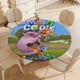 thumbnail image 4 of Mia y Codie-theme Fitted Round Tablecloths Elastic Edged Table Covers Waterproof Table Cloth for Kitchen Holiday Party Tables Decor 120cm, 4 of 6