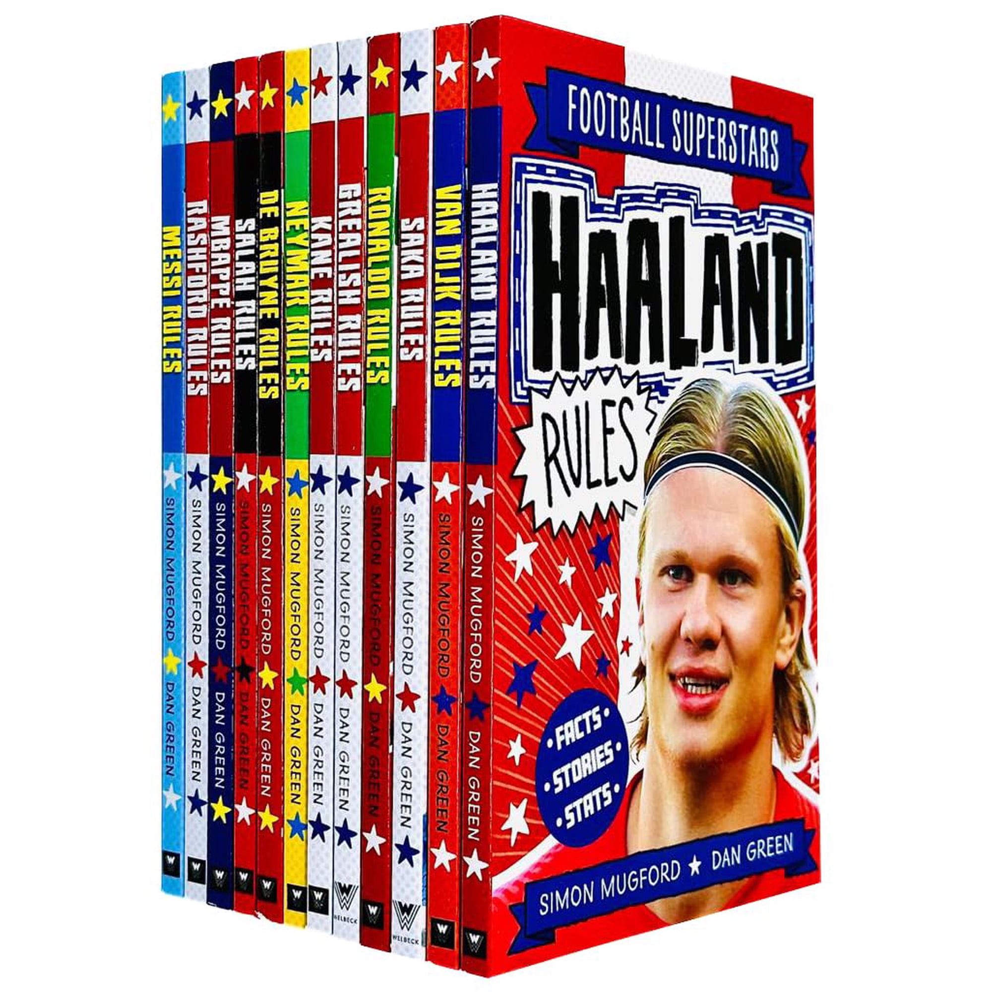 Libros De Fútbol Koblit Ltd: Set De 12 Libros De Superestrellas Del Fútbol