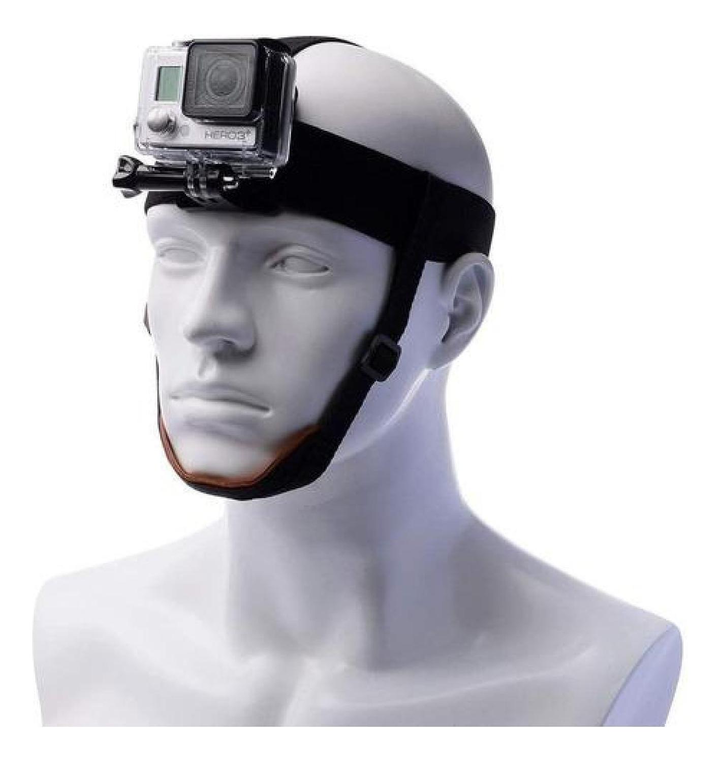 Genérica - Soporte Gopro Para Cabeza Con Sujetador A La Barbilla Arnés