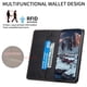 thumbnail image 5 of Funda tipo cartera con bloqueo RFID para Xiaomi Poco X7 Pro Con tapa abatible, portatarjetas, cierre magnético, TPU y soporte Negro, 5 of 6