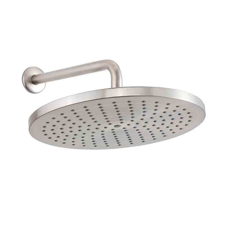 Plato Ducha 30 Cm Con Brazo 30 Cm Niquel 1 Pieza Polímero De Alta Resistencia (Abs) Stretto Niquel