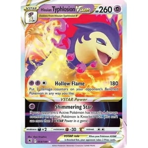 Juego De Cartas Coleccionables Pokémon Hisuian Typhlosion Vstar 054/189
